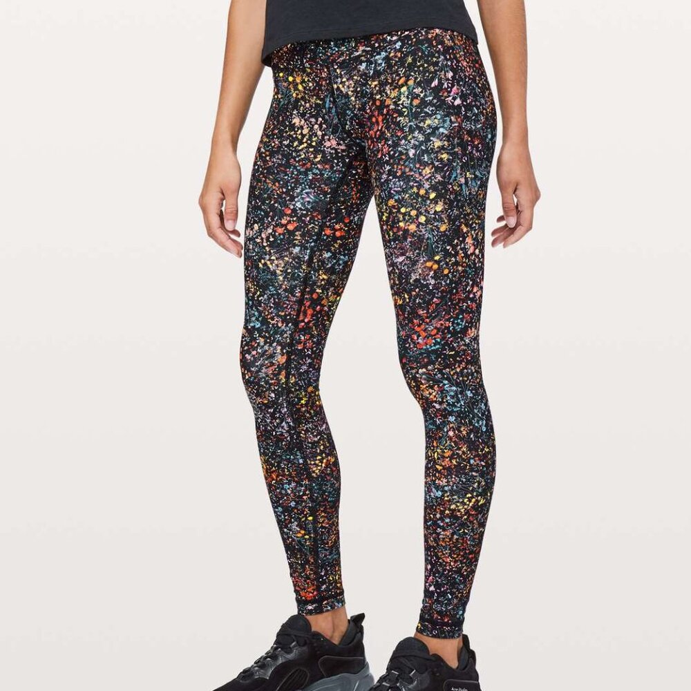 Lululemon Wunder Under High Rise 28" Flowerescent Leggings 4